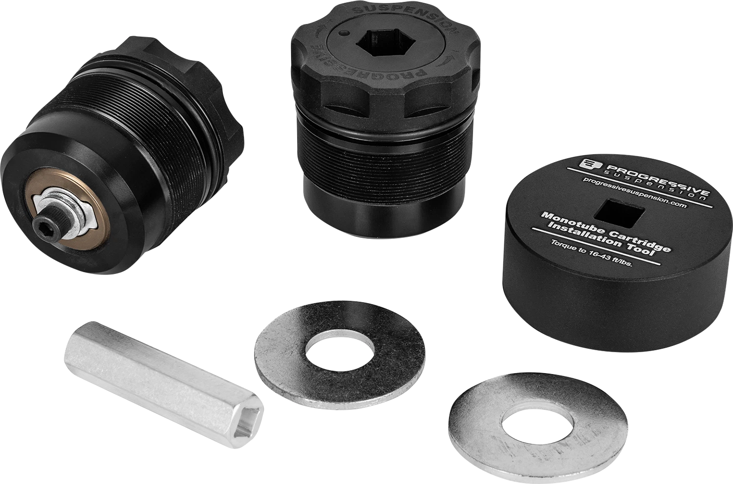Fork Preload Adjuster for Progressive Suspension (49 mm, Black Anodized)