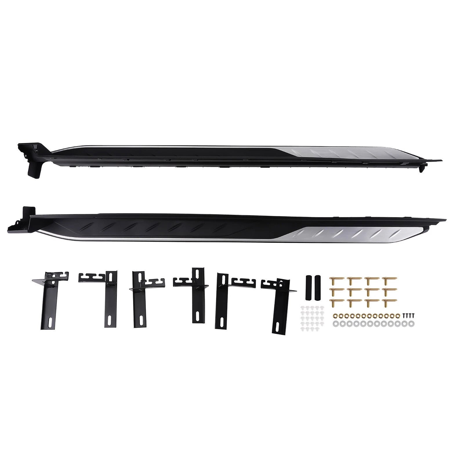 Running Board Side Step Bars for Toyota RAV4 (2019–2025) Black Aluminum