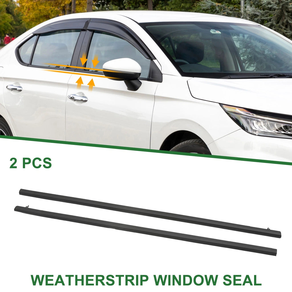 2pcs Rear Weatherstrip Window Seal No.72450T9AT01 for Honda 