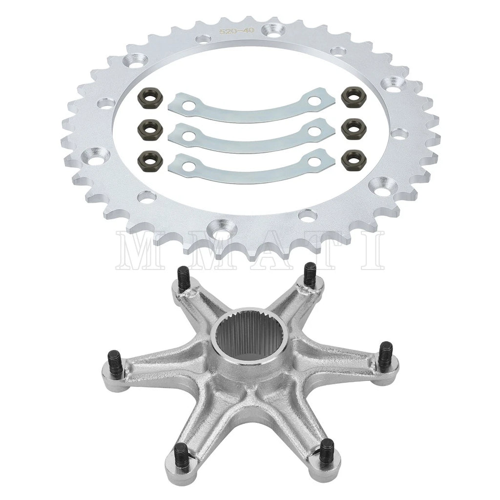 Sprocket & Hub for Yamaha Warrior 350 (1989–2004) 3GD-25386-00-00 2XJ-25412-00-00