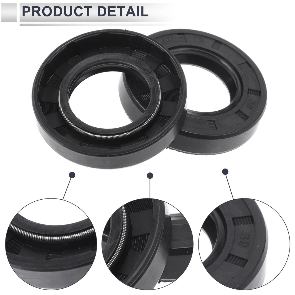 Set of 5 Oil Seal Rotary Shaft Seal TC Ring Nitrile Rubber 28x50x10mm