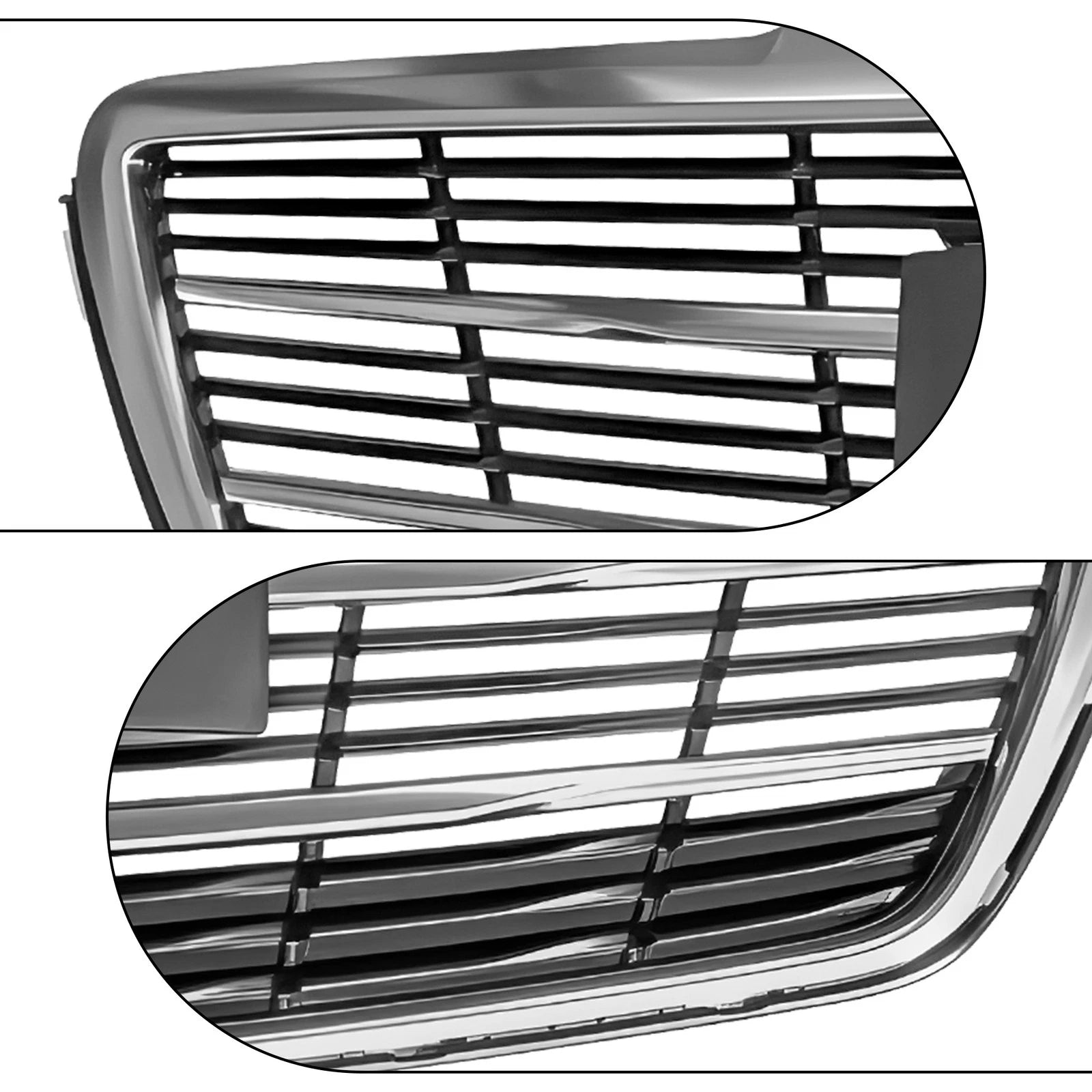 Front Chrome Upper Bumper Grill for Cadillac ATS (2015-2019)