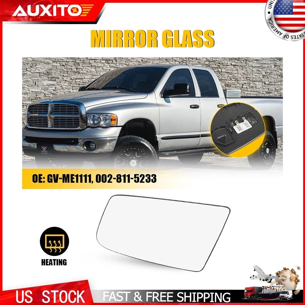 Heated Left Driver Side Mirror Glass for Mercedes Benz Sprinter 2500 (2010–2018)