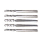 Set of 5 1/8" Diameter 2 Flute End Mills for Various Applications