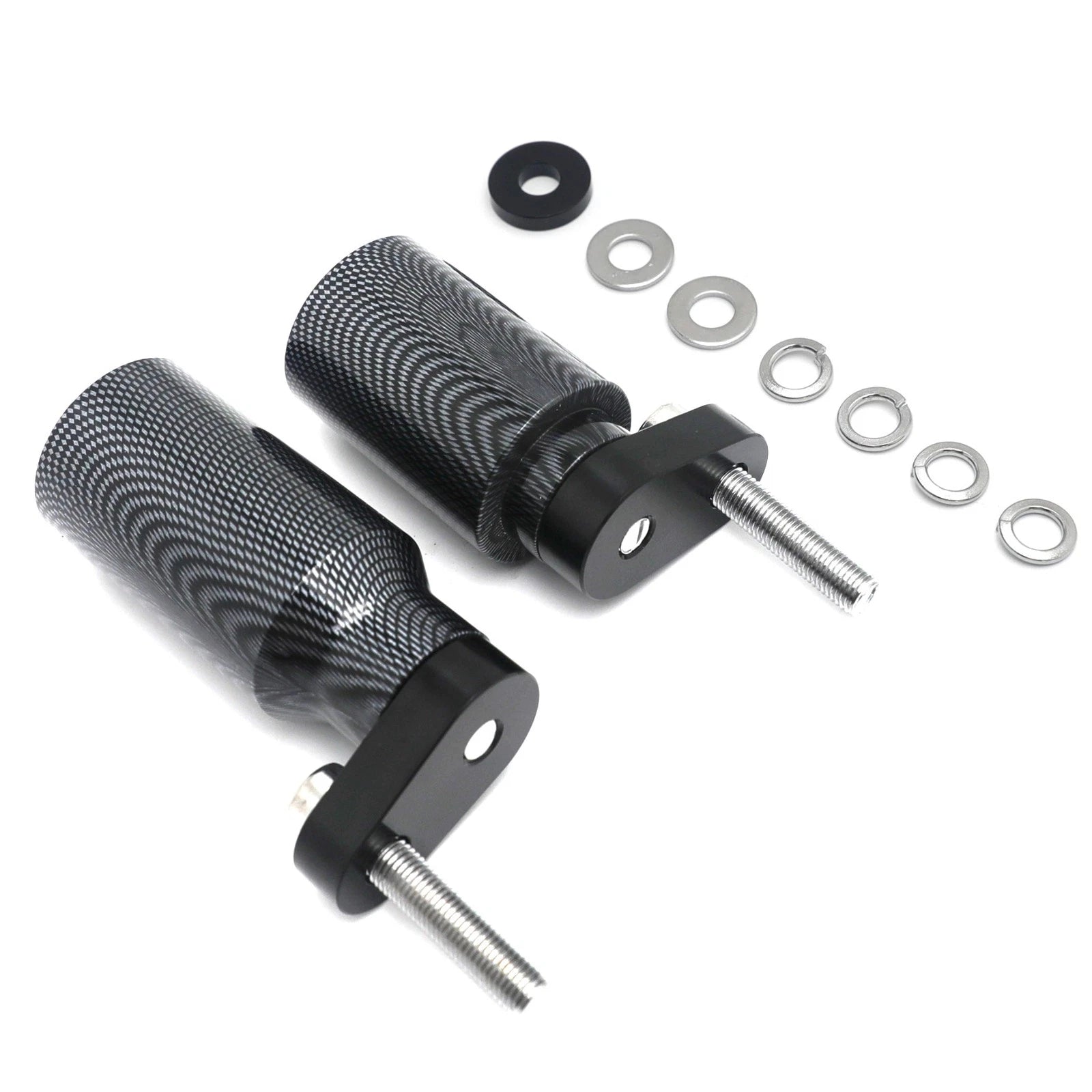 No Cut Carbon Frame Slider Crash Protector for Yamaha FZ-6R (2009–2016)