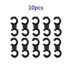 10PCS S-Shaped Hook Clips for Bike Brake Gear Cable Tidy Tool