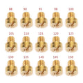 15Pcs Carburetor Main Jets for Mikuni N100/604 VM22 VM24 VM26 VM30 (88-150)