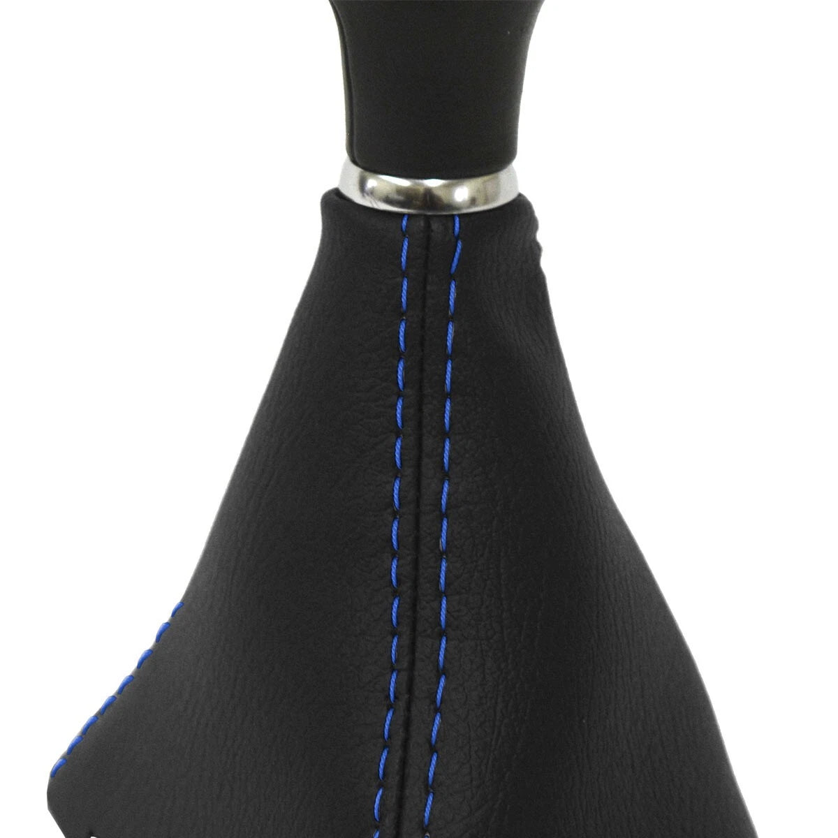 Leather Automatic Shift Boot Cover for Audi TT (2008–2016) Blue Stitch