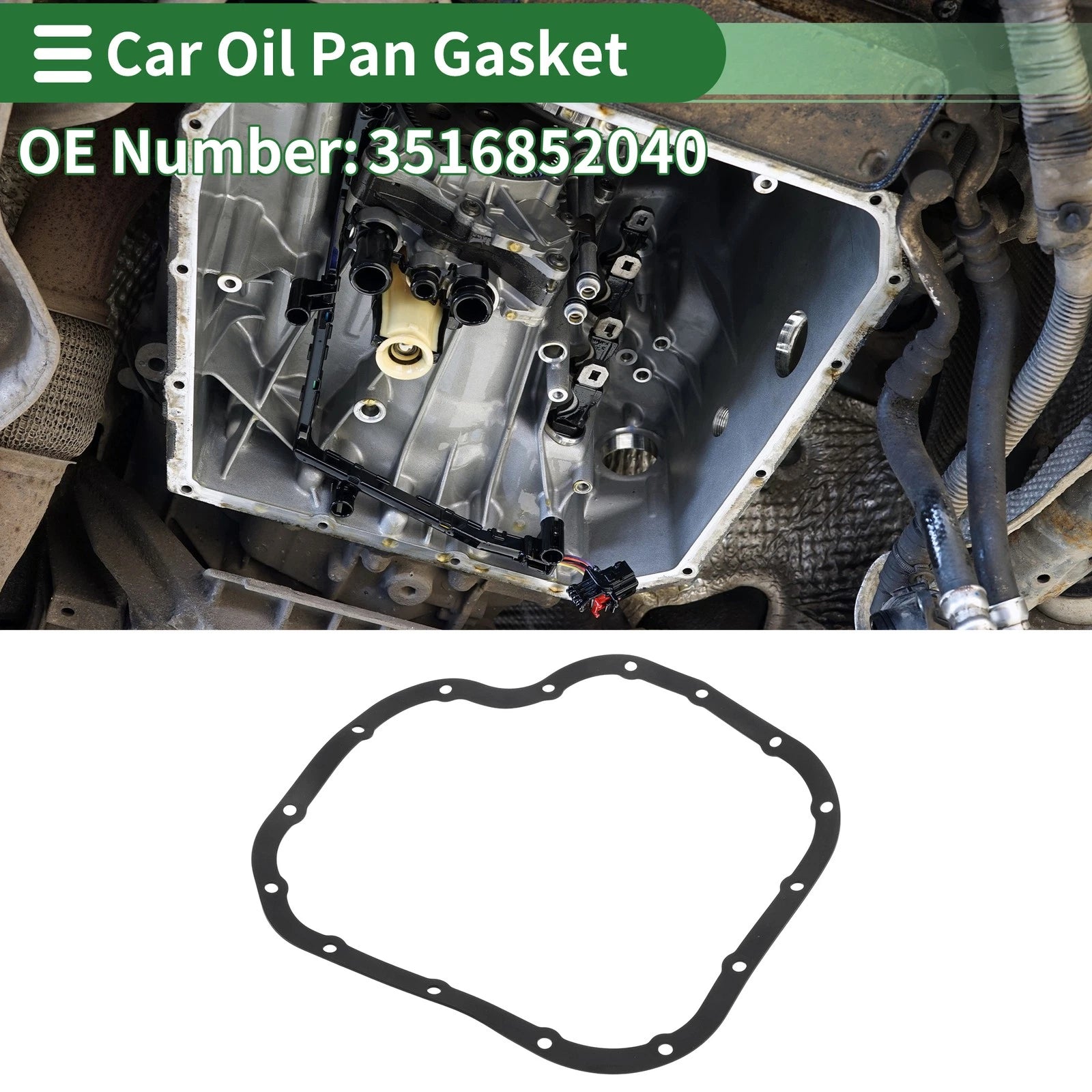 Oil Pan Gasket for Toyota Yaris VIOS Sedan (2005–2013) No.3516852040