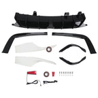 Rear Bumper Diffuser with White Corner Apron for Honda Accord (2018-2022)