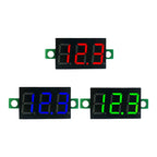 LED Voltmeter 0.28 Inch for DC 5-30V Circuits (High Accuracy 3%)