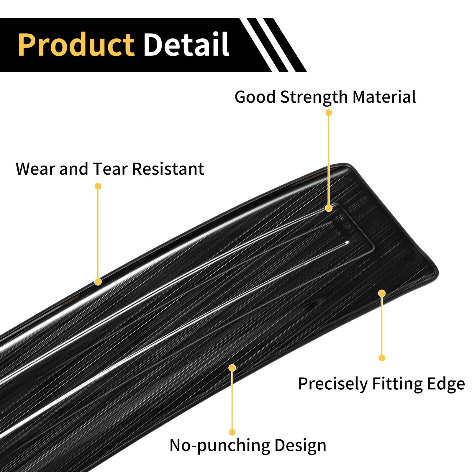 Bumper Guards for Toyota Highlander (2014–2019) Titanium Tone 1 Pc