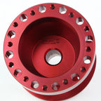 Red Aluminum Steering Wheel Hub Adaptor for Honda Civic/Integra (1988–1993)