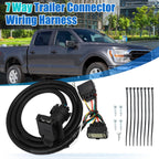 7 Pin Trailer Wiring Connector Harness T-Connector for Ford F-150 (2015–2020)