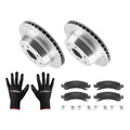 Rear Brake Rotors & Pads Kit for GMC Yukon (2002–2006) S-55084 P-974A