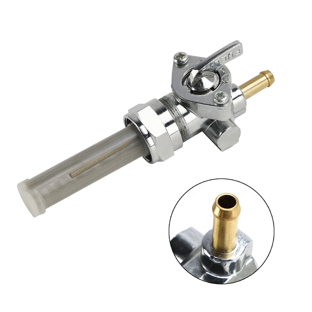 Gas Tank Fuel Cock Valve Petcock for Harley FLH FXE (1975–1982) 62166-81