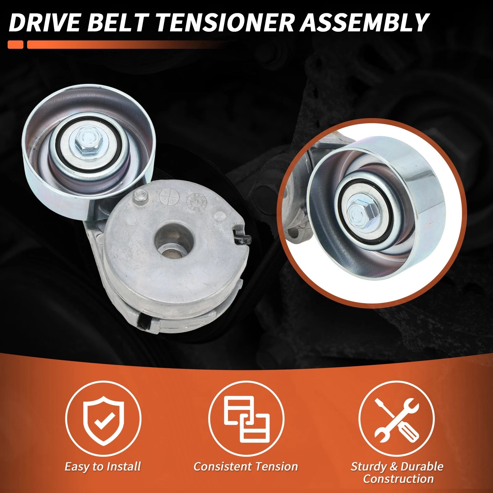 Drive Belt Tensioner Kit for Nissan Versa (2007–2012) 11955ET00A