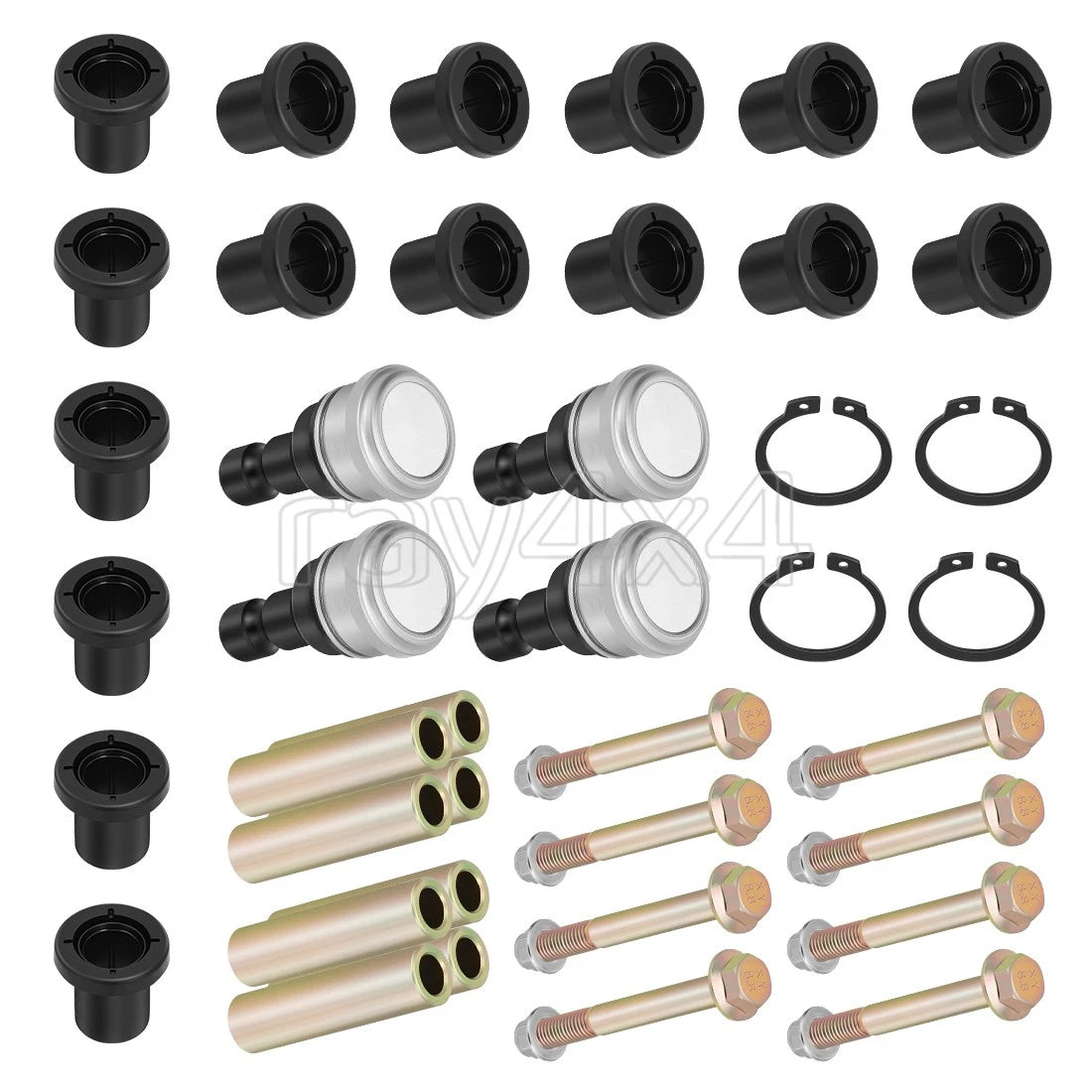 Front A-Arm Bushing Ball Joint Kit for Polaris Scrambler 850 1000 XP (2014–2018)
