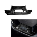 Real Carbon Fiber Steering Wheel Lower Cover Trim for 2016-2023 Camaro