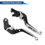 Short Long Brake Clutch Levers for Honda Rebel CMX 500 300 (2017–2023) Black Silver