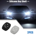 2X Smart Key Fob Cover for Honda Accord Civic CR-V Pilot (Pack of 2)