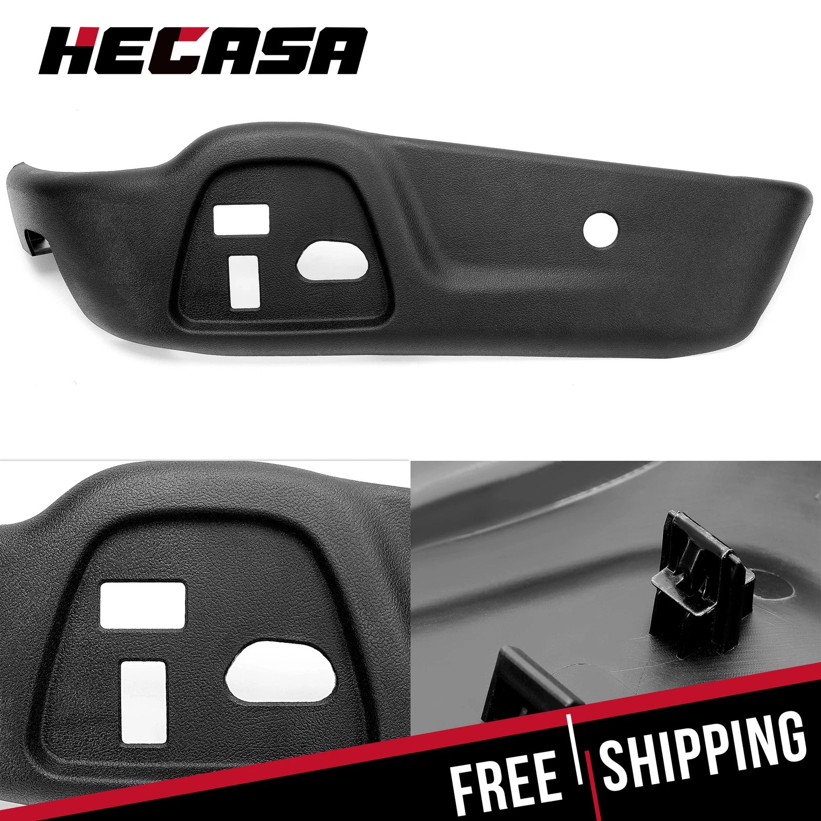 Front Left Seat Switch Bezel Panel Cover for Hummer H3/H3T (2006-2010)