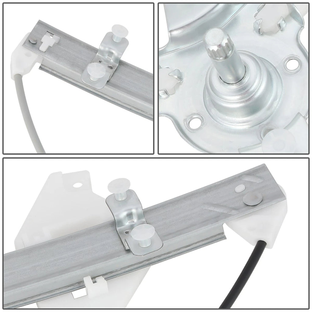 Front Left Manual Window Regulator Assembly for Hyundai Accent (2000–2005)