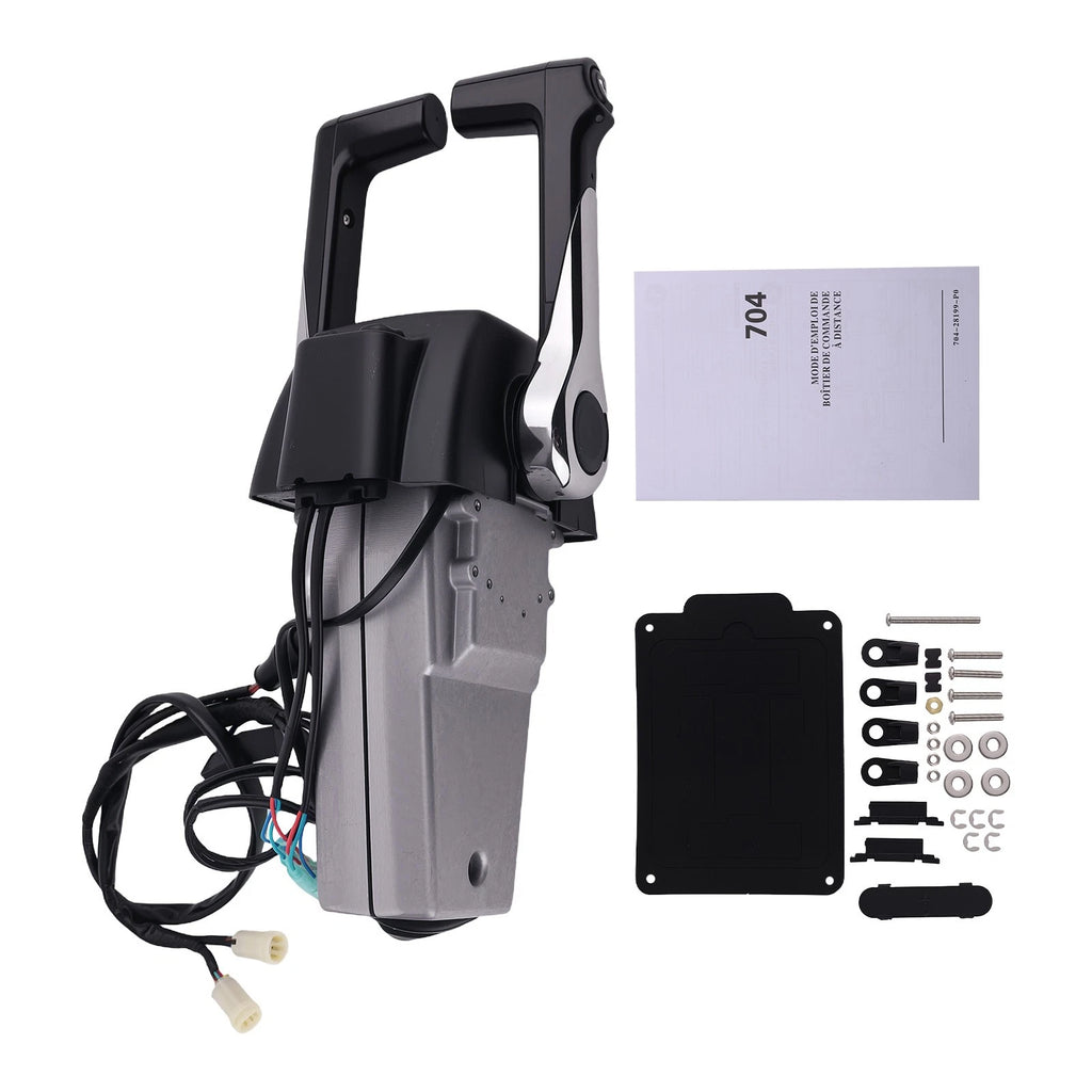 Dual Outboard Remote Control Box for 704 Top Mount (704-48207) Black