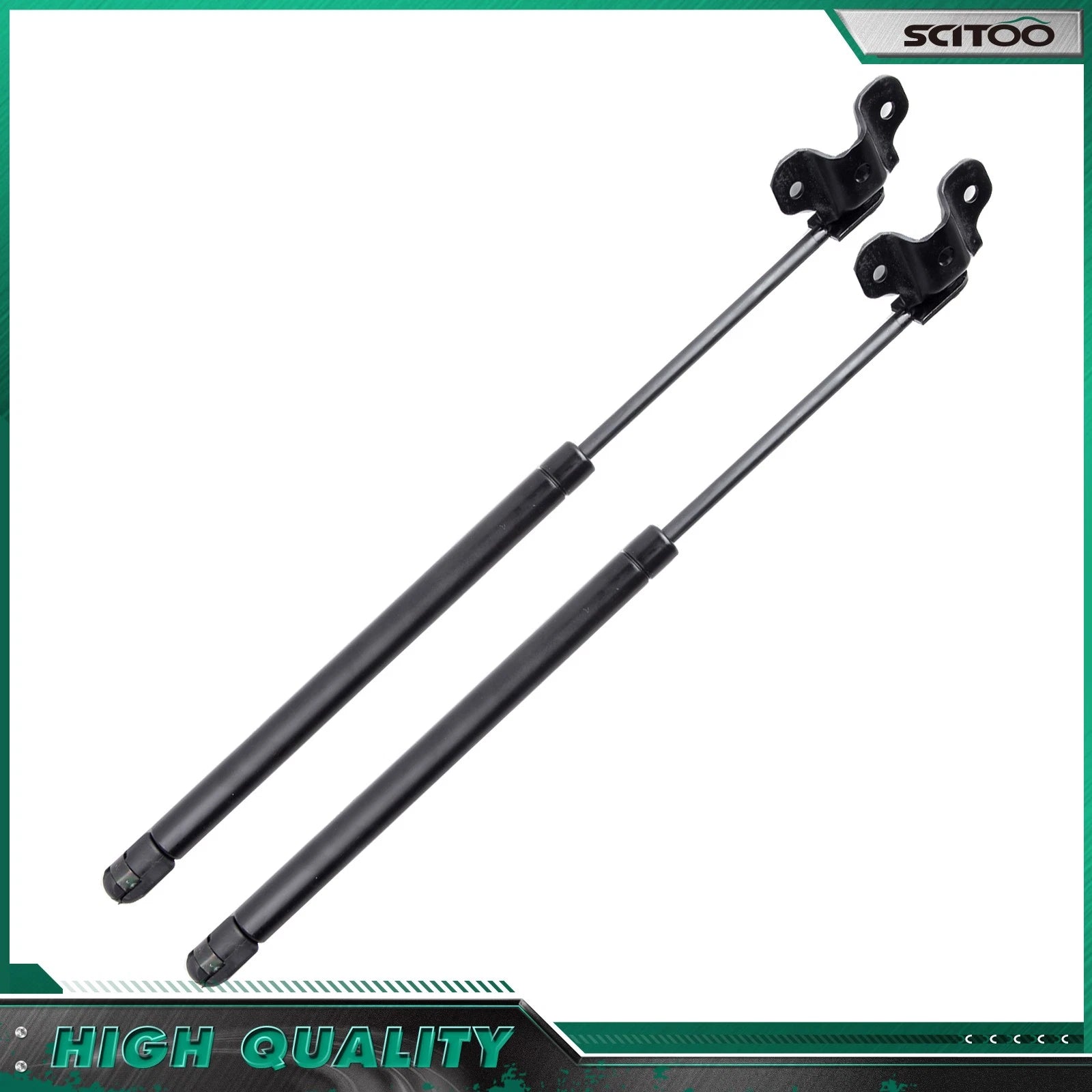 2X Hood Lift Supports for Honda Accord (2003–2007) Gas Springs Struts