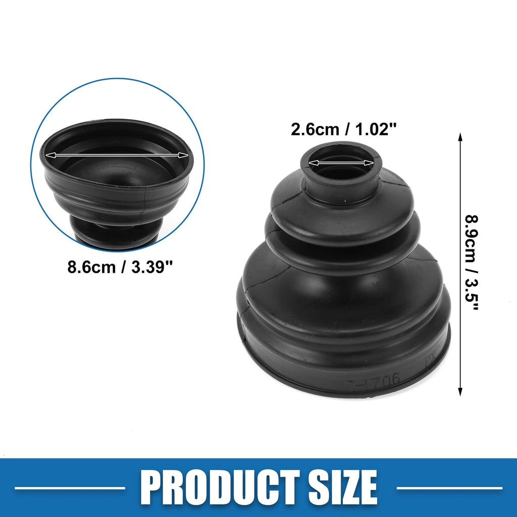 Inner CV Joint Boot Kit with Clamps for Audi A4 A6 (1997–2002)
