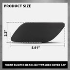 Set of 2 Headlight Washer Cover Caps for Audi A6 C7 (2012–2017)