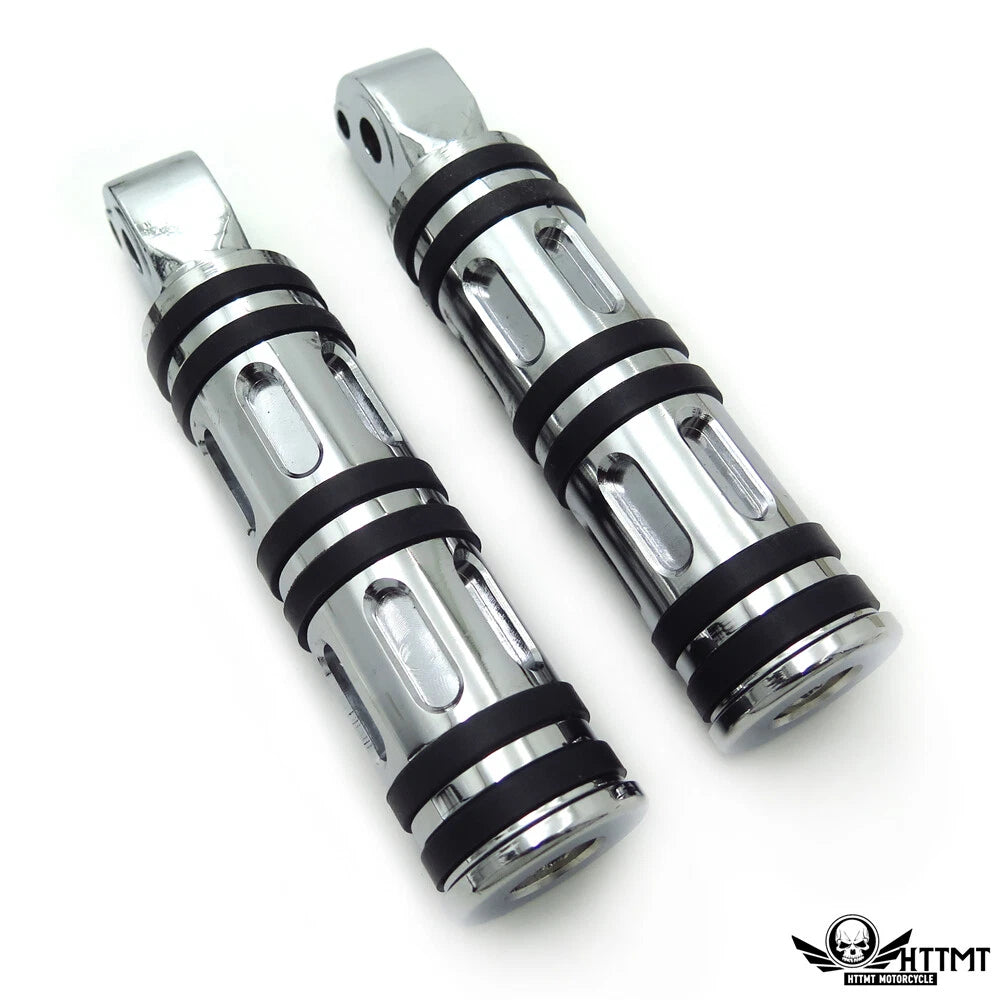 Chrome Edge Cut Footpegs for Suzuki Intruder 1500 LC (1998–2009)