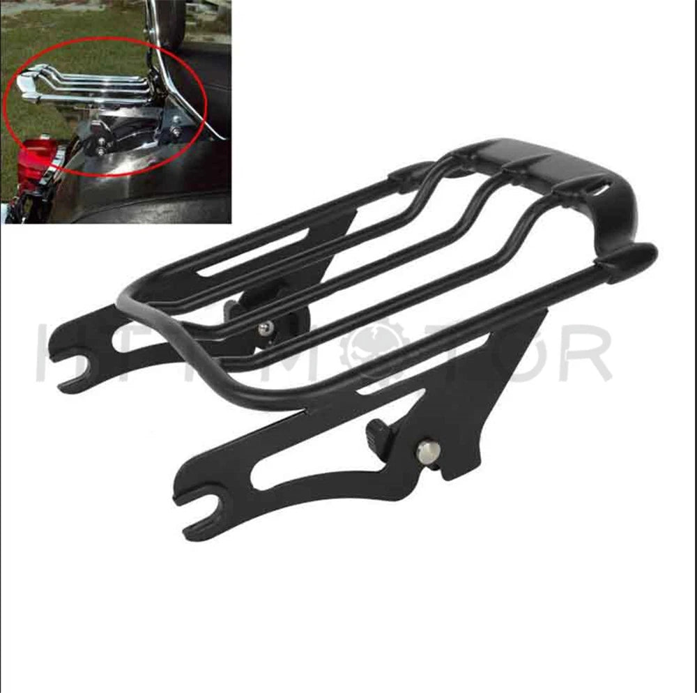 Detachable Black Air Wing Luggage Rack for Harley Touring (2009–Present)