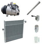 AC Compressor Kit With Condenser for Mercedes GL350 3.0 2013–2015 Rear