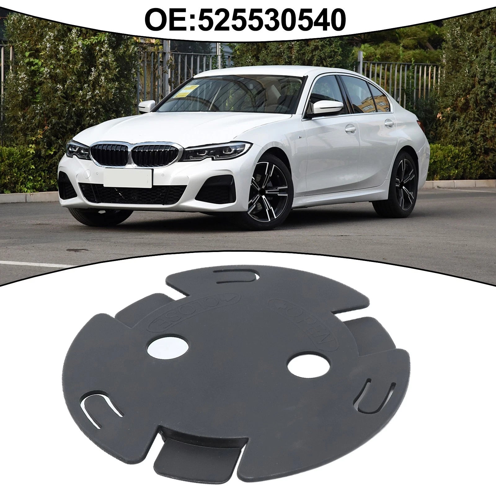 Black Underbody Part for BMW 3 Series G21 (2019–2023) 51757409394