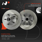 2X Front Disc Brake Rotors for Ford E-150 Econoline (1994-2001)