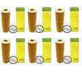 Set of 6 Engine Oil Filters for Mercedes W204 R172 C250 SLK250 (2012–2015) Turbo