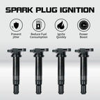 Set of 4 Ignition Coils for Hyundai Accent Kia Rio (2006–2011) UF499 2730126640