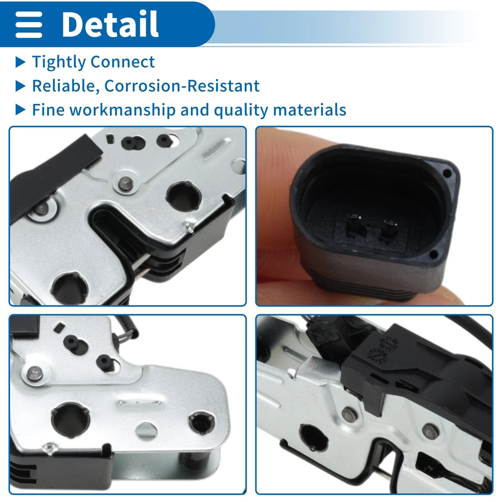 Hood Latch Assembly for Volkswagen GTI (2006–2008) 1K1823509E