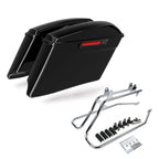 4" Stretched Saddlebags Bracket Kit for Harley Softail Deluxe Fat Boy (1984–2017)