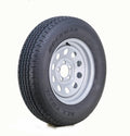 Trailer Tire Silver Mod Rim ST205/75R15 8-Ply D 107M 5 Lug (15")