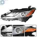LED Headlight Assembly for Toyota Camry (2018-2020) Chrome Clear Left