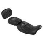 Driver Passenger Seat & Pad for Harley Touring Electra Road Glide (2009–2023)