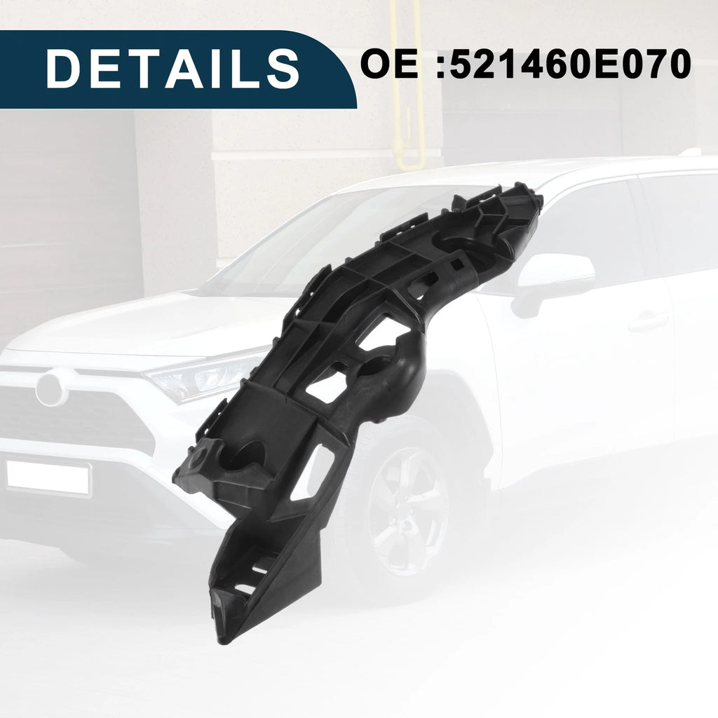 1pc Left Front Bumper Retainer Bracket No. 521460E070 for Toyota Highlander (2014–2016)