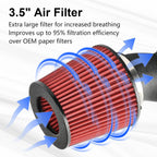 Cold Air Intake System for BMW M140i M240i 340i (2016–2019) B58 3.0L
