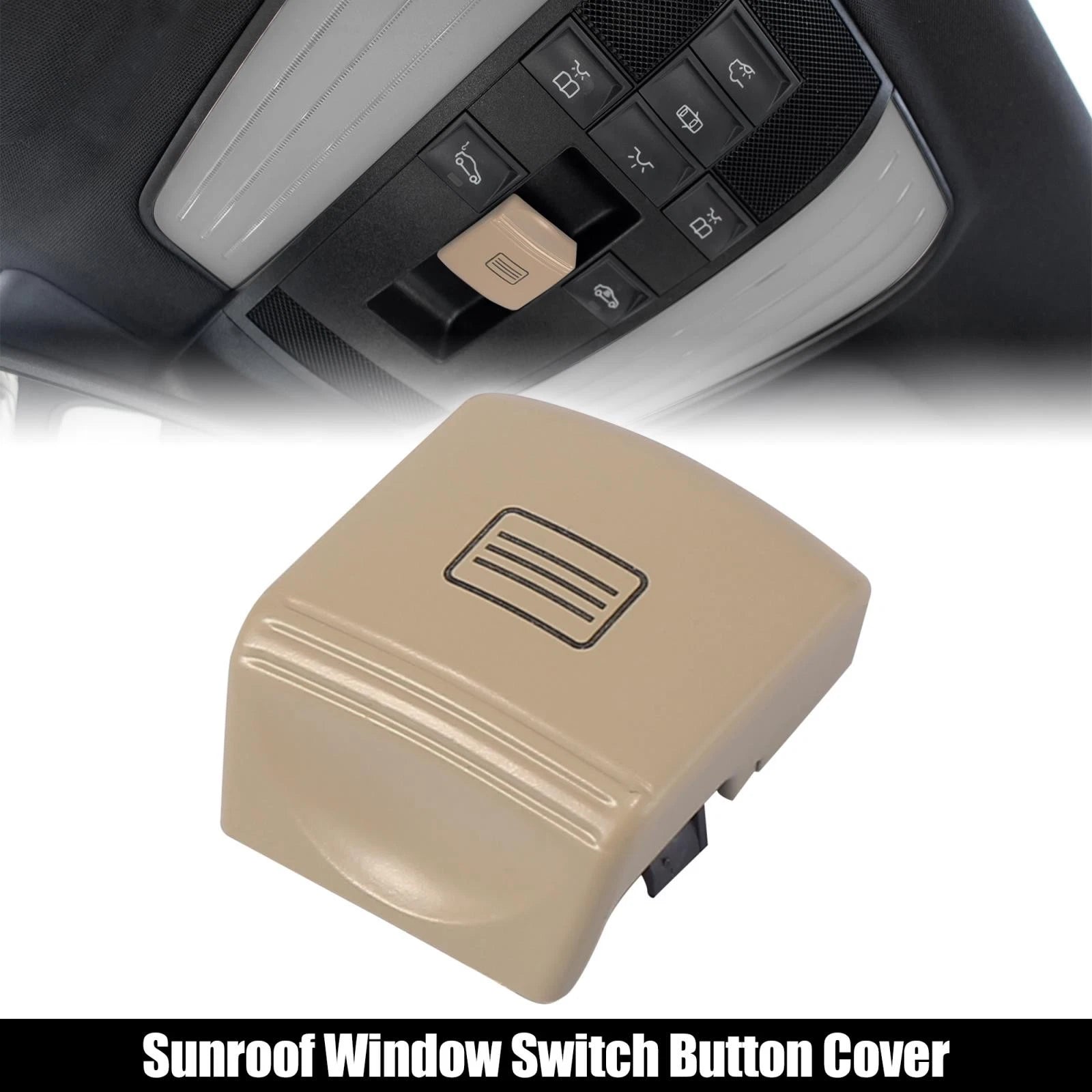 Sunroof Window Switch Button Cover for Mercedes-Benz W204 W212 C207 (2007–2015)