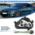 1 Set Rear Drive Side Tail Light Rear Panel Socket Plug for BMW