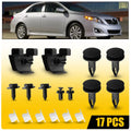 Set of 4 AUXITO Clips for Toyota Corolla (2009–2019) 15078238 1507-8238 H