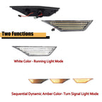 2X Side Marker Light Sequential Turn Signal Lamps for Honda Civic (2016–2021)