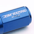 20 PCS M12X1.25 53MM Tall Blue Aluminum Lug Nuts with Caps & Adapter